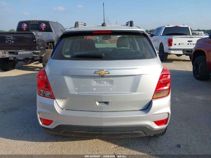 2020 Chevrolet Trax Fwd Ls VIN: 3GNCJKSB0LL186108 Lot: 43395457