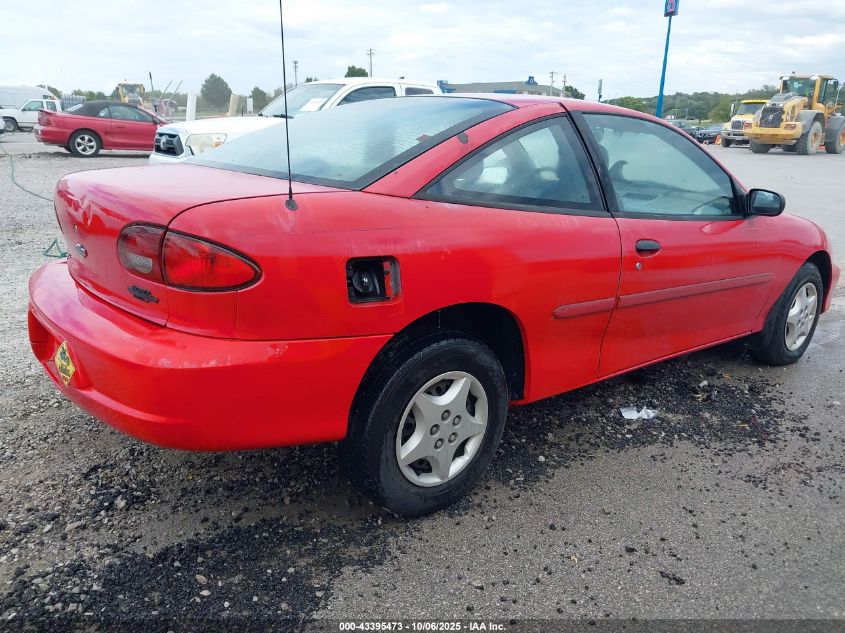 2000 Chevrolet Cavalier VIN: 1G1JC1247Y7162818 Lot: 43395473