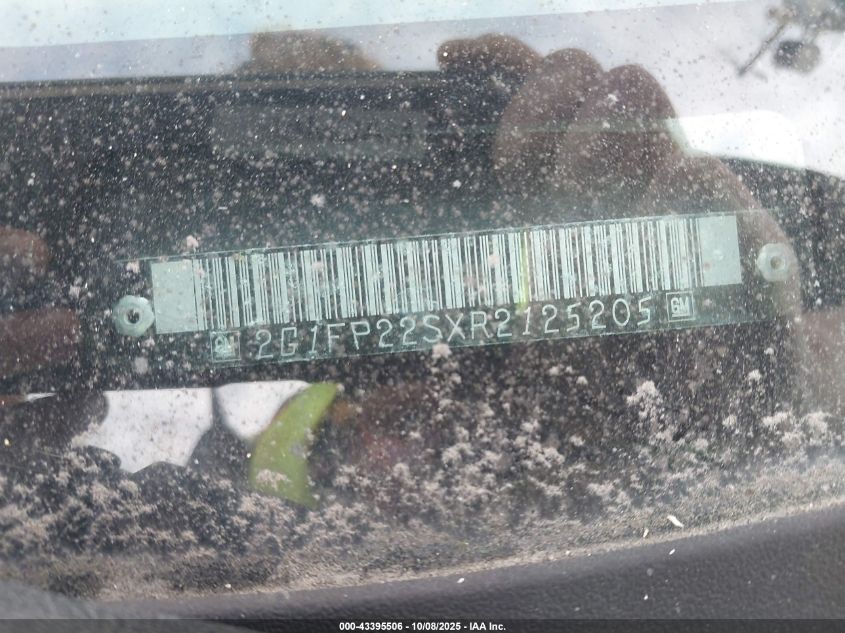 1994 Chevrolet Camaro VIN: 2G1FP22SXR2125205 Lot: 43395506