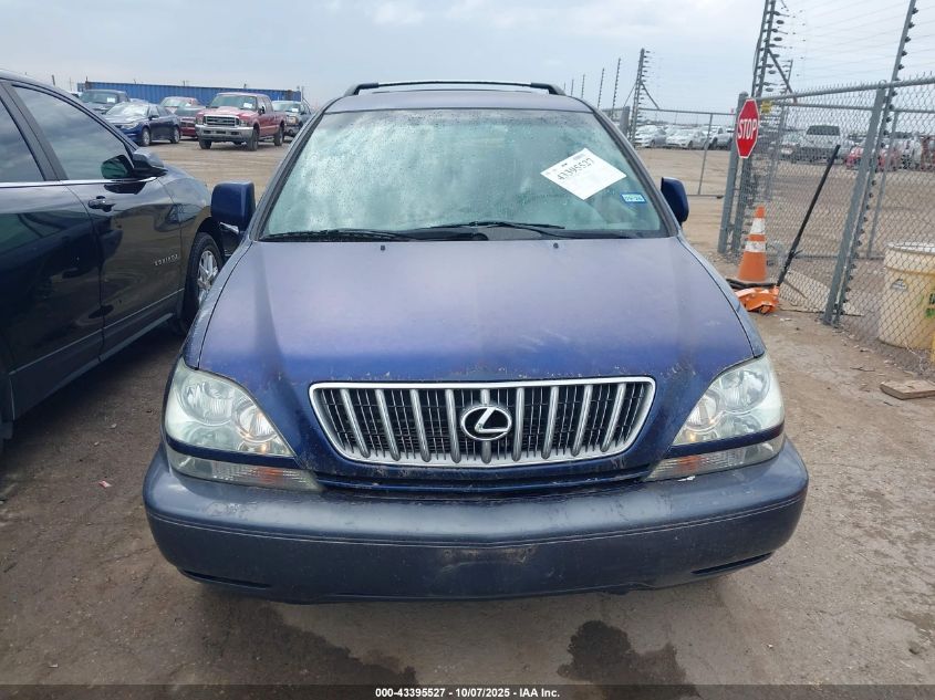 2001 Lexus Rx 300 VIN: JTJGF10U610084555 Lot: 43395527