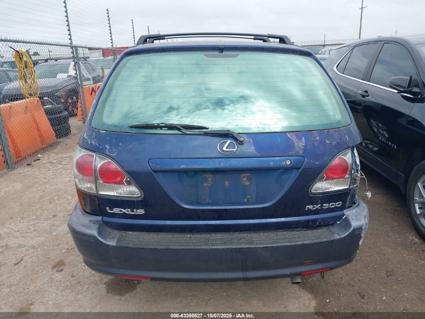 2001 Lexus Rx 300 VIN: JTJGF10U610084555 Lot: 43395527