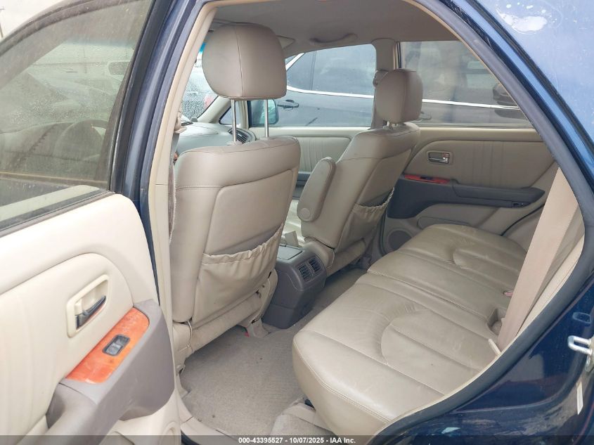 2001 Lexus Rx 300 VIN: JTJGF10U610084555 Lot: 43395527