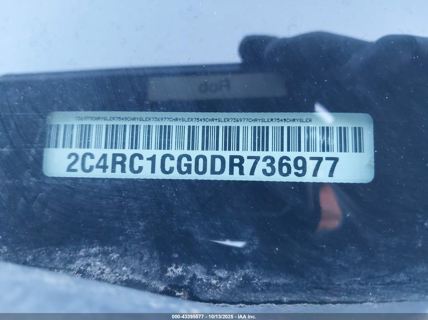 2C4RC1CG0DR736977 2013 CHRYSLER TOWN & COUNTRY photo no. 9
