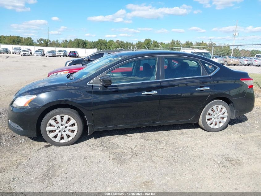 2013 Nissan Sentra Sv VIN: 3N1AB7AP1DL699993 Lot: 43395590