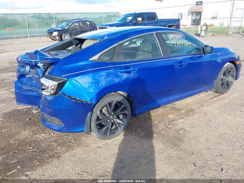 2020 HONDA CIVIC SPORT 2HGFC2F85LH564772