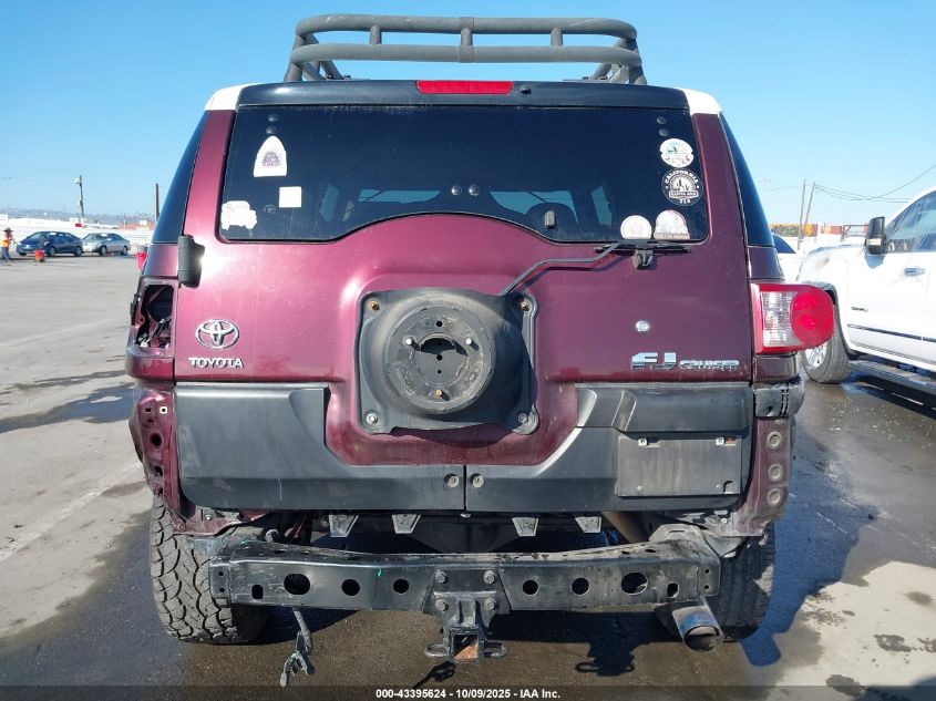 2007 Toyota Fj Cruiser VIN: JTEZU11F370009723 Lot: 43395624
