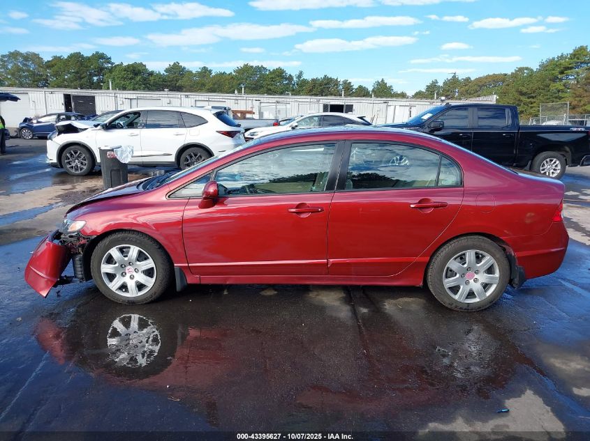 2009 Honda Civic Lx VIN: 2HGFA16589H547706 Lot: 43395627