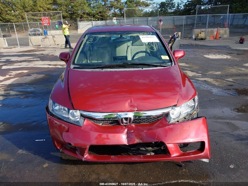 2009 Honda Civic Lx VIN: 2HGFA16589H547706 Lot: 43395627