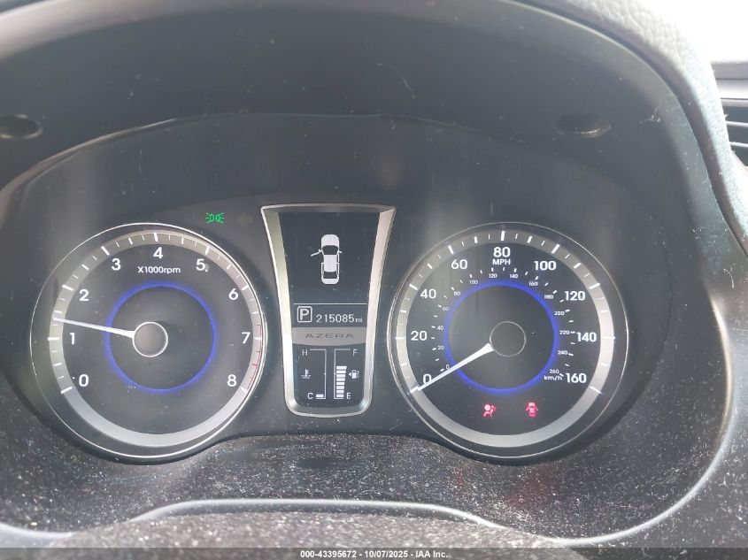 2013 Hyundai Azera VIN: KMHFG4JG5DA247373 Lot: 43395672