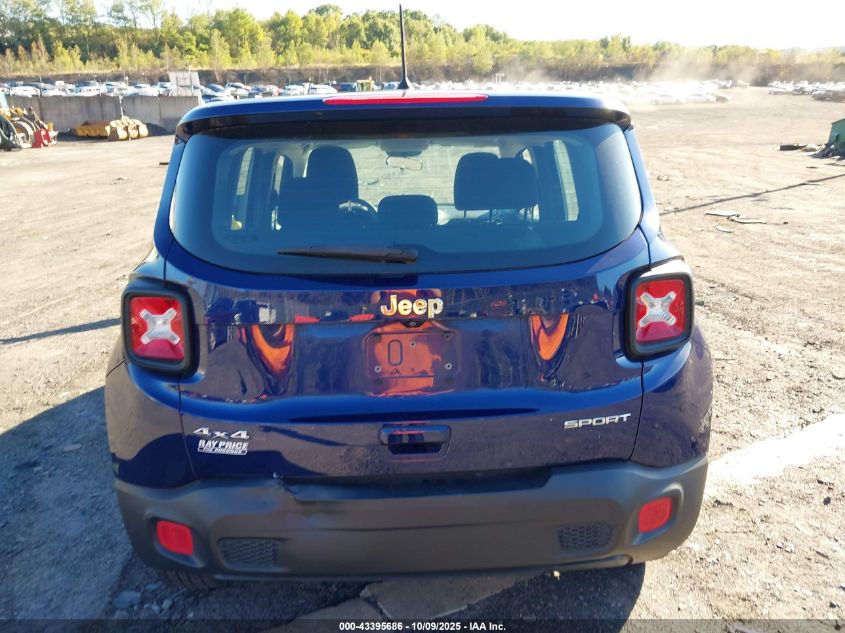 2018 Jeep Renegade Sport 4X4 VIN: ZACCJBAB1JPJ45286 Lot: 43395686