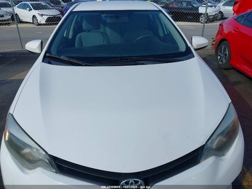 2015 Toyota Corolla L VIN: 2T1BURHE9FC435275 Lot: 43395689