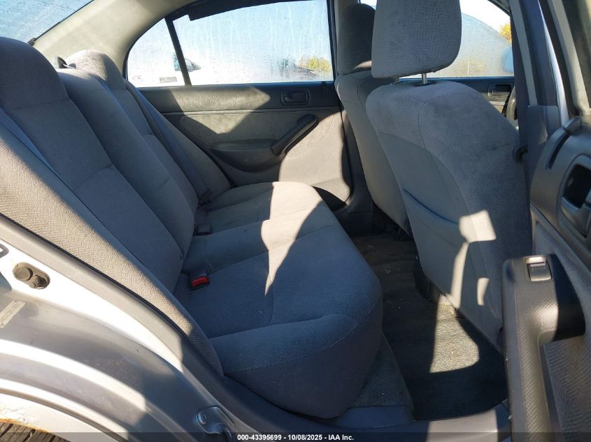 2001 Honda Civic Ex VIN: 2HGES26721H618421 Lot: 43395699