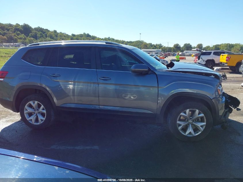 2019 Volkswagen Atlas 3.6L V6 Se VIN: 1V2LR2CA6KC622783 Lot: 43395706