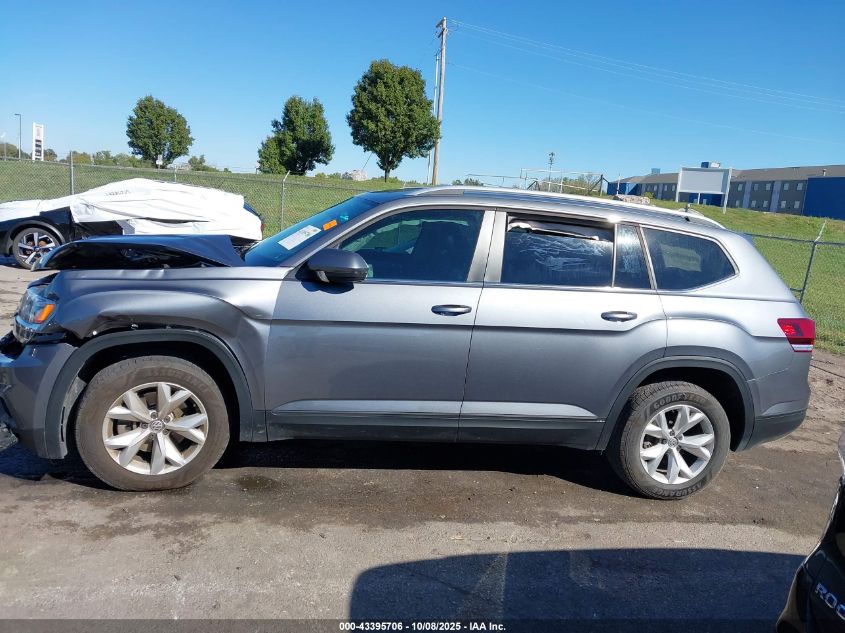 2019 Volkswagen Atlas 3.6L V6 Se VIN: 1V2LR2CA6KC622783 Lot: 43395706