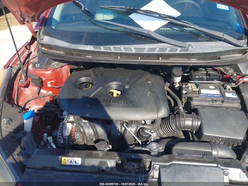 2013 Hyundai Elantra Limited VIN: 5NPDH4AE9DH218037 Lot: 43395748