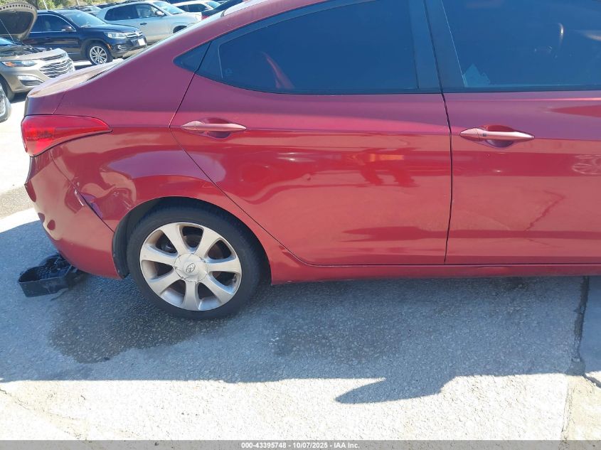 2013 Hyundai Elantra Limited VIN: 5NPDH4AE9DH218037 Lot: 43395748