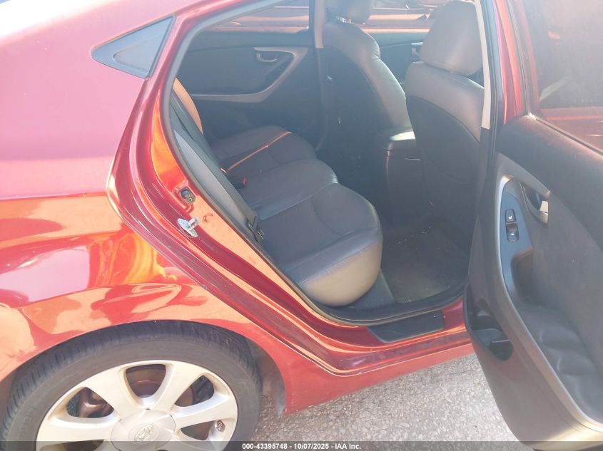 2013 Hyundai Elantra Limited VIN: 5NPDH4AE9DH218037 Lot: 43395748