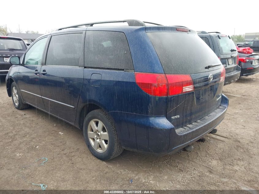 2004 Toyota Sienna Xle VIN: 5TDZA22C14S185427 Lot: 43395802