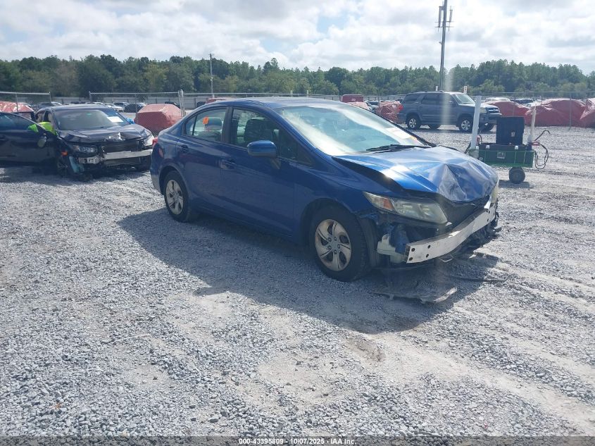 2014 Honda Civic Lx VIN: 19XFB2F52EE014127 Lot: 43395809