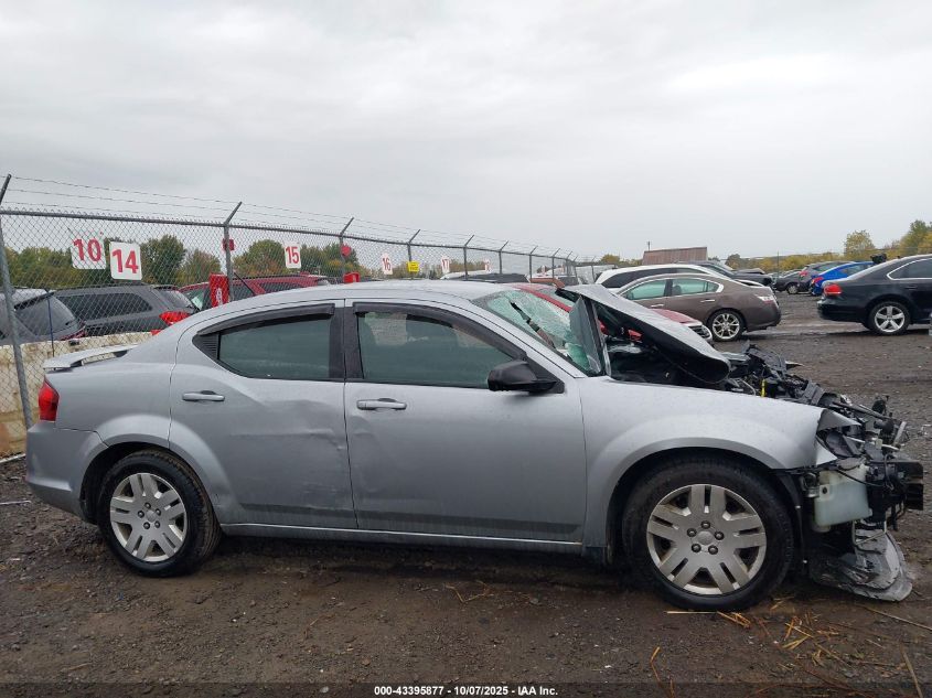 2013 Dodge Avenger Se VIN: 1C3CDZAB5DN771735 Lot: 43395877