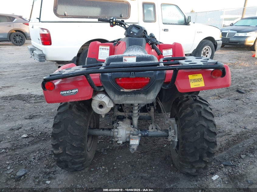 2025 Honda Trx420 Fa VIN: 1HFTE4100SJ100364 Lot: 43395919