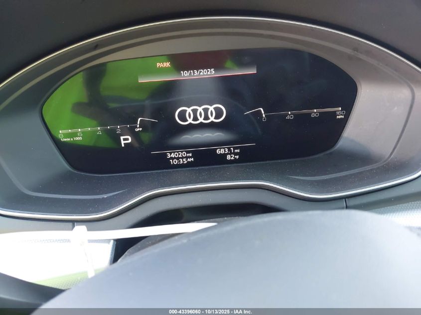 2025 Audi Q5 Premium Plus 45 Tfsi S Line Quattro S Tronic VIN: WA1EAAFY0S2025875 Lot: 43396060