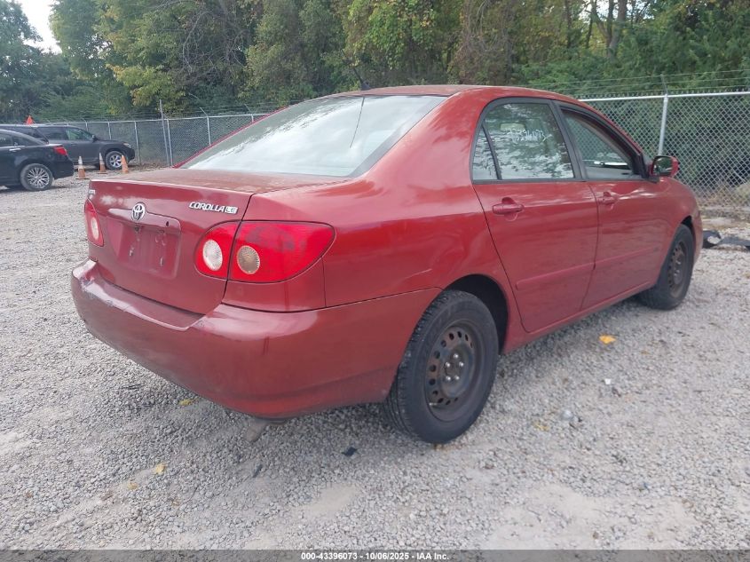 2008 Toyota Corolla Le VIN: 2T1BR32E38C920196 Lot: 43396073
