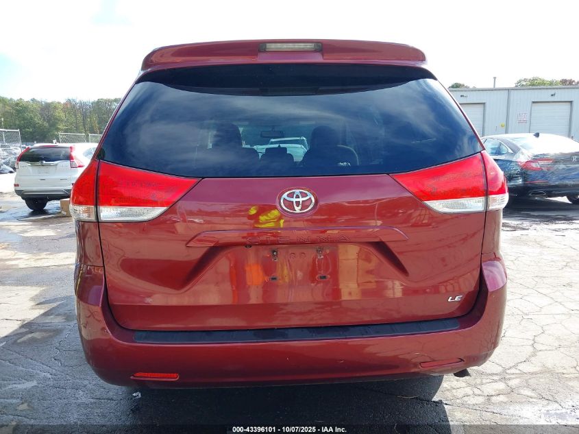 2011 Toyota Sienna Le V6 VIN: 5TDKK3DC3BS112851 Lot: 43396101