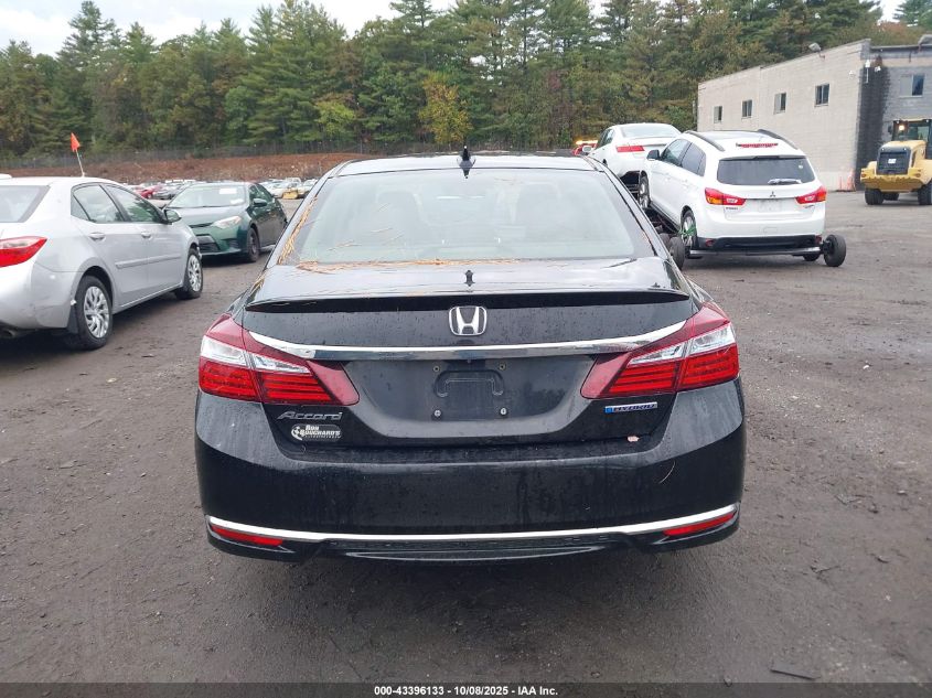 2017 Honda Accord Hybrid Ex-L VIN: JHMCR6F53HC005985 Lot: 43396133