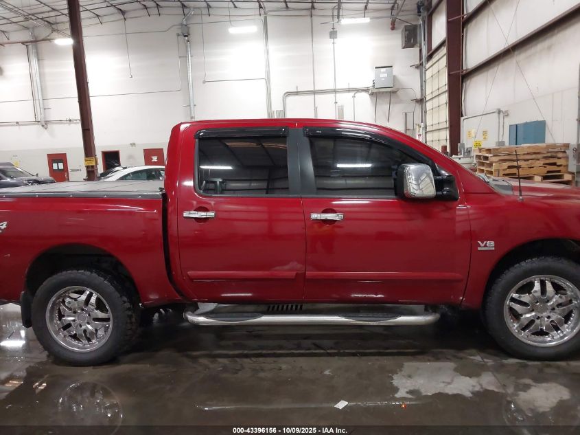 2004 Nissan Titan Se VIN: 1N6AA07B64N536420 Lot: 43396156