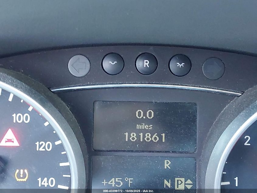 2007 Mercedes-Benz Ml 350 4Matic VIN: 4JGBB86E77A209613 Lot: 43396172