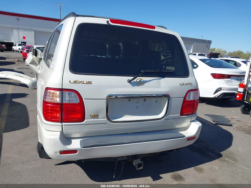 2000 Lexus Lx 470 VIN: JT6HT00W4Y0097592 Lot: 43396185