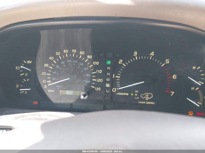 2000 Lexus Lx 470 VIN: JT6HT00W4Y0097592 Lot: 43396185