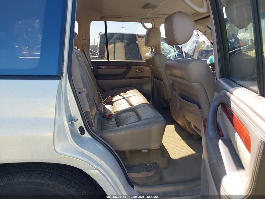 2000 Lexus Lx 470 VIN: JT6HT00W4Y0097592 Lot: 43396185