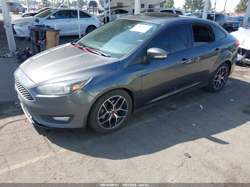 Vin: 1fadp3h20jl313446, lot: 43890952, ford focus sel 20182