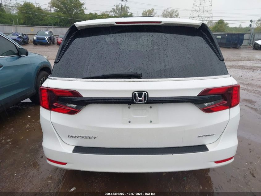 2024 Honda Odyssey Sport VIN: 5FNRL6H79RB005456 Lot: 43396202