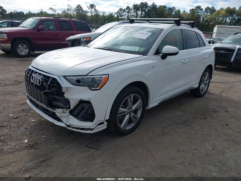 Vin: wa1decf30l1048547, lot: 43890968, audi q3 premium 45 tfsi s line quattro tiptronic 20202