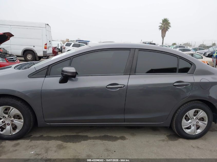 2014 Honda Civic Lx VIN: 2HGFB2F54EH507684 Lot: 43396302