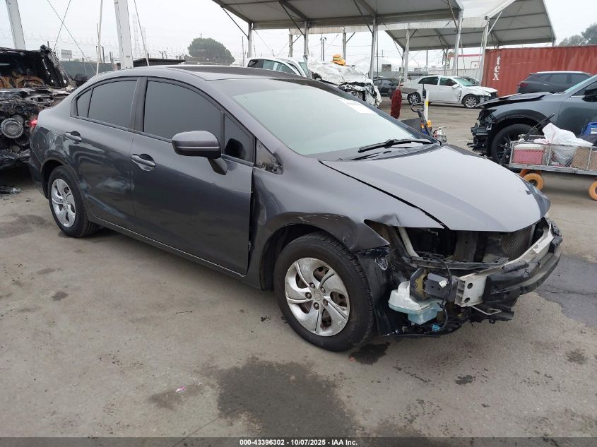 2014 Honda Civic Lx VIN: 2HGFB2F54EH507684 Lot: 43396302