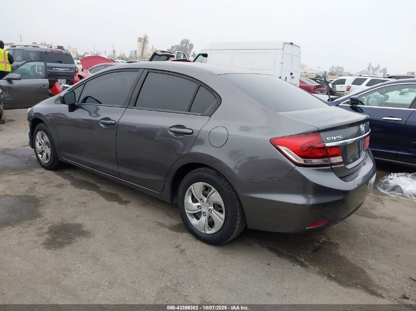 2014 Honda Civic Lx VIN: 2HGFB2F54EH507684 Lot: 43396302