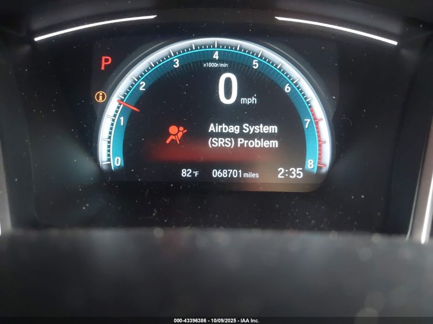 2017 Honda Civic Ex VIN: 2HGFC2F7XHH500211 Lot: 43396386