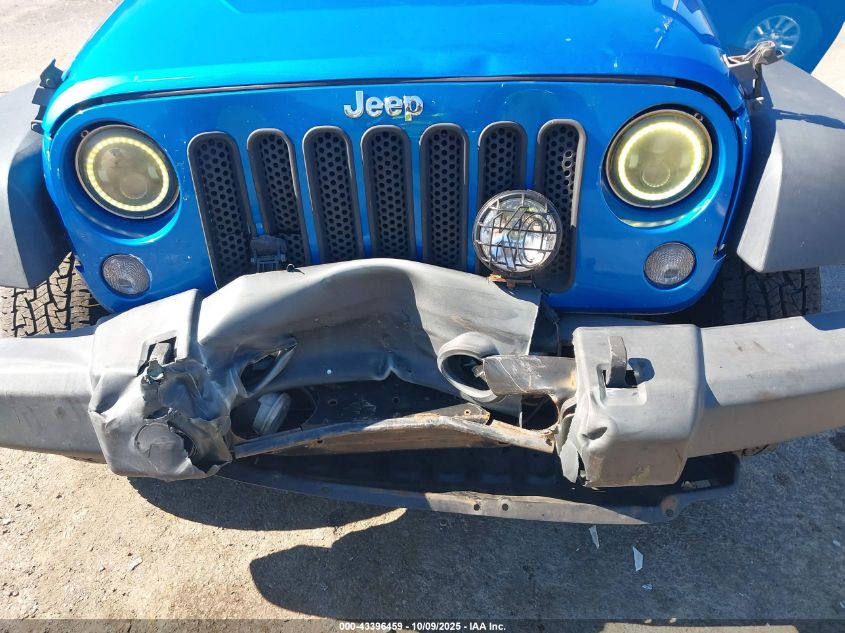 2015 Jeep Wrangler Unlimited Sport VIN: 1C4BJWDG6FL557227 Lot: 43396459