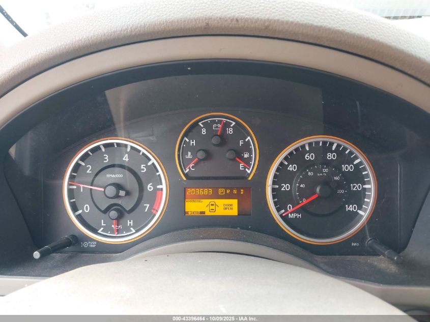 2008 Nissan Armada Se VIN: 5N1BA08D38N614029 Lot: 43396464