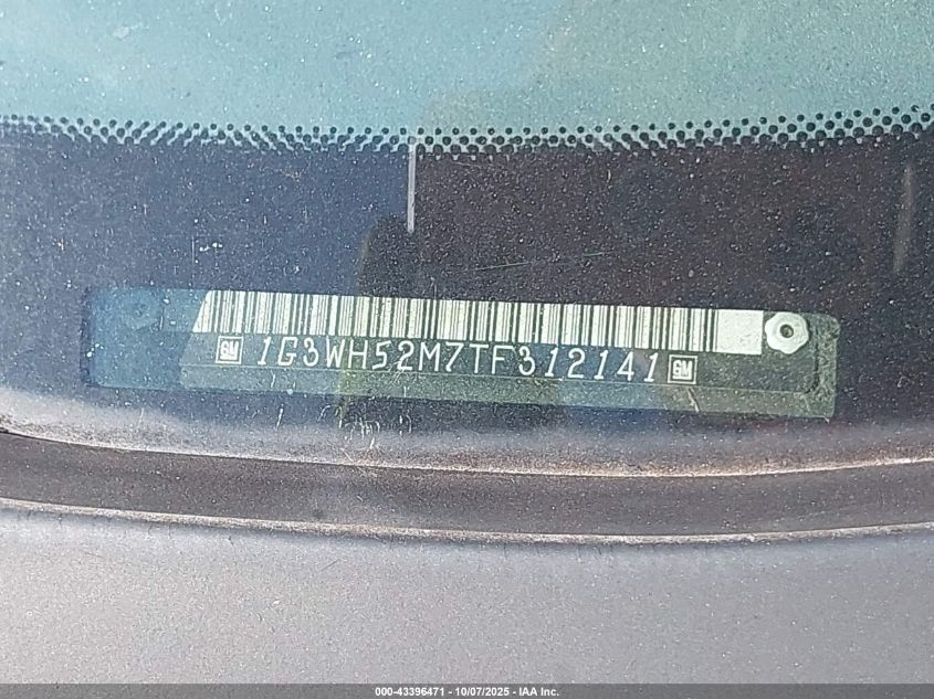 1996 Oldsmobile Cutlass Supreme Sl VIN: 1G3WH52M7TF312141 Lot: 43396471