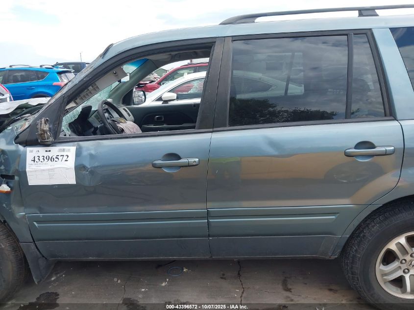 2007 Honda Pilot Ex-L VIN: 2HKYF18587H538434 Lot: 43396572