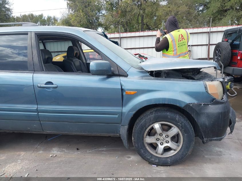 2007 Honda Pilot Ex-L VIN: 2HKYF18587H538434 Lot: 43396572