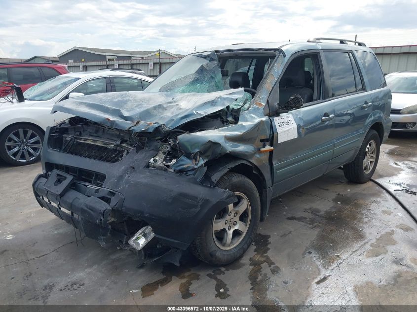 2007 Honda Pilot Ex-L VIN: 2HKYF18587H538434 Lot: 43396572