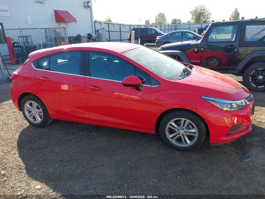 2017 Chevrolet Cruze Lt Auto VIN: 3G1BE6SM8HS516374 Lot: 43396574