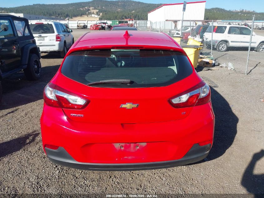 2017 Chevrolet Cruze Lt Auto VIN: 3G1BE6SM8HS516374 Lot: 43396574