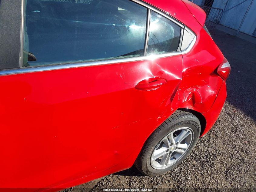 2017 Chevrolet Cruze Lt Auto VIN: 3G1BE6SM8HS516374 Lot: 43396574